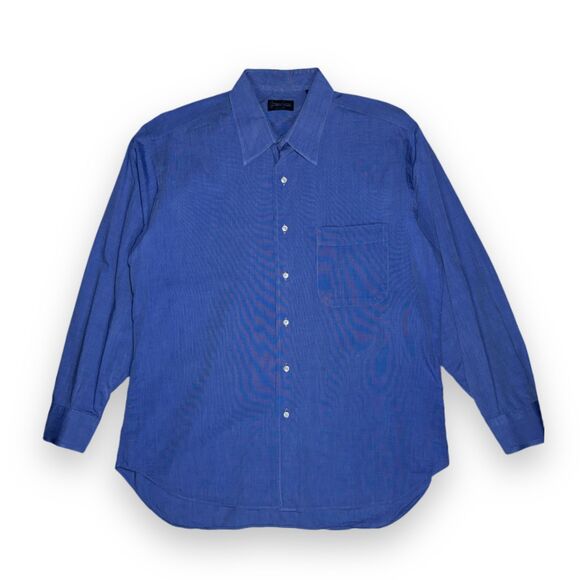 Gitman Bros. Classic Poplin Blue Dress Shirt Made in 16 / 33 Large Made in USA - Picture 1 of 12